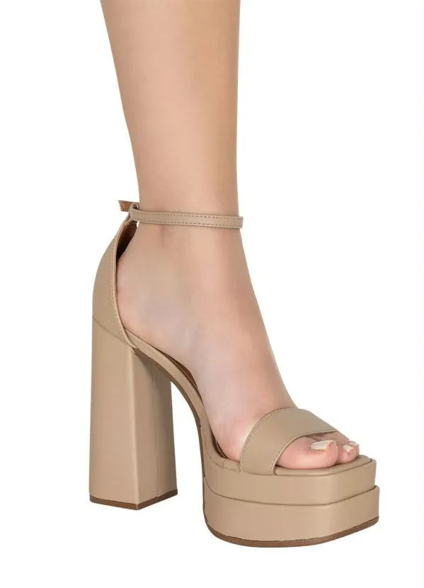 Vizzano - Sandália Vizzano Bege em Sintético 4