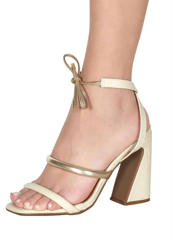 Vizzano - Sandália Vizzano Bege em Sintético 5