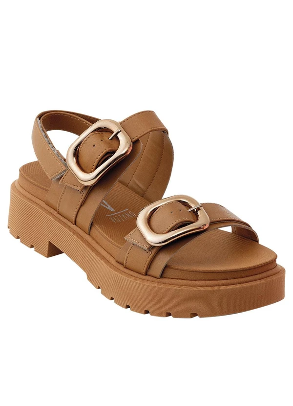 Vizzano - Sandália Vizzano Camel em Sintético 2