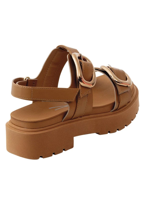 Vizzano - Sandália Vizzano Camel em Sintético 3