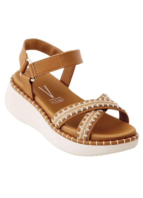Vizzano - Sandália Vizzano Camel em Sintético 2