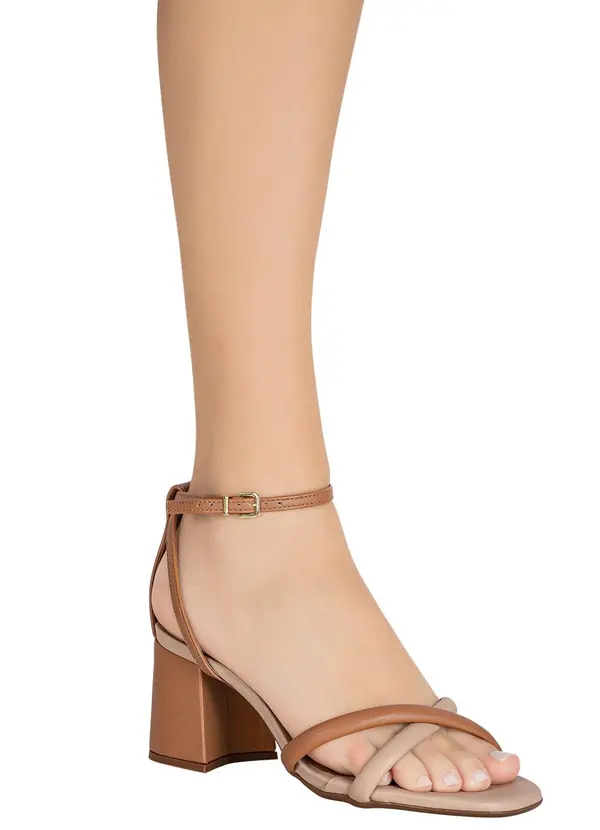 Vizzano - Sandália Vizzano Caramelo em Sintético 4