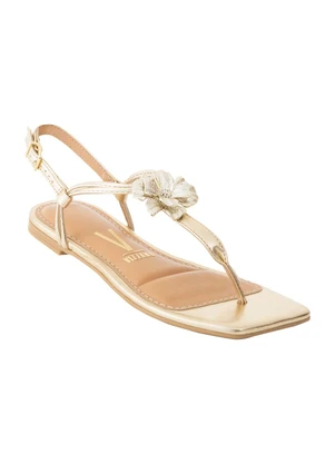 Sandália Vizzano (Dourada) em Sintético Metalizado - VIZZANO