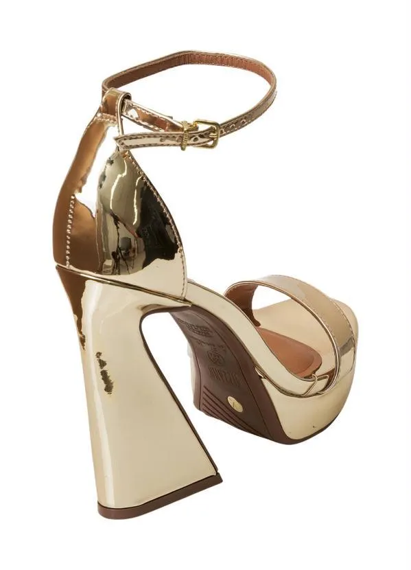 Vizzano - Sandália Vizzano Dourado em Sintético Metalizado 2