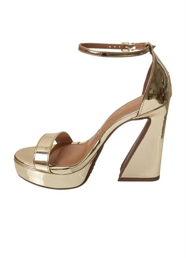 Vizzano - Sandália Vizzano Dourado em Sintético Metalizado 3