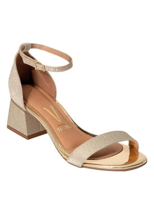 Sandália Vizzano (Dourado) em Sintético - VIZZANO