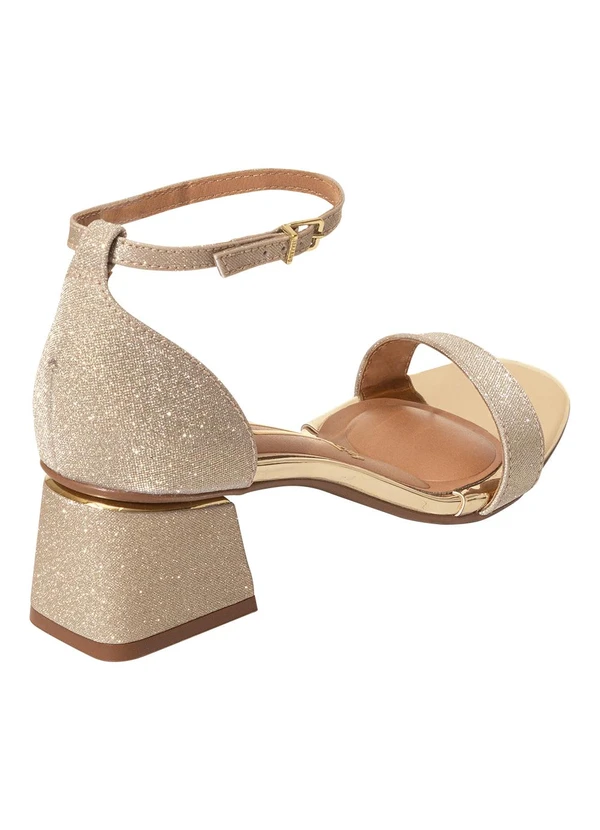 Vizzano - Sandália Vizzano Dourado em Sintético 2