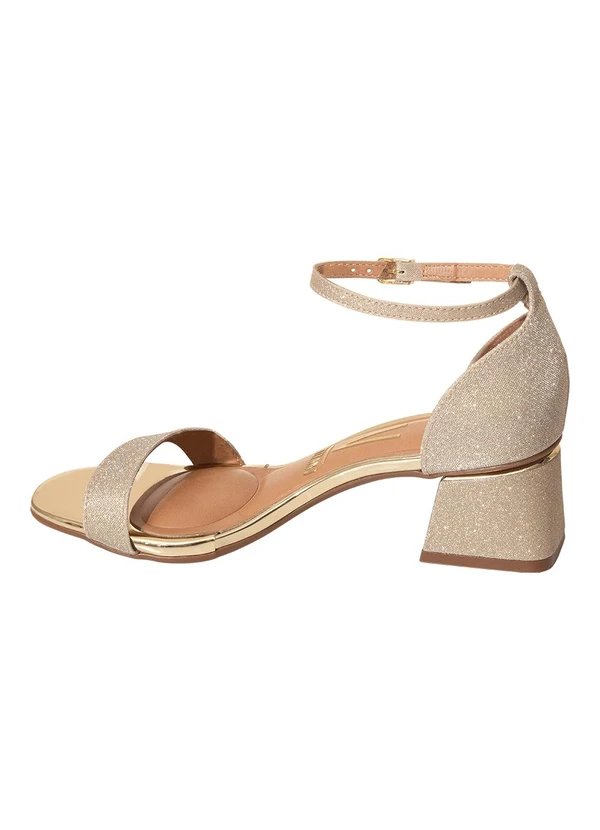 Vizzano - Sandália Vizzano Dourado em Sintético 3