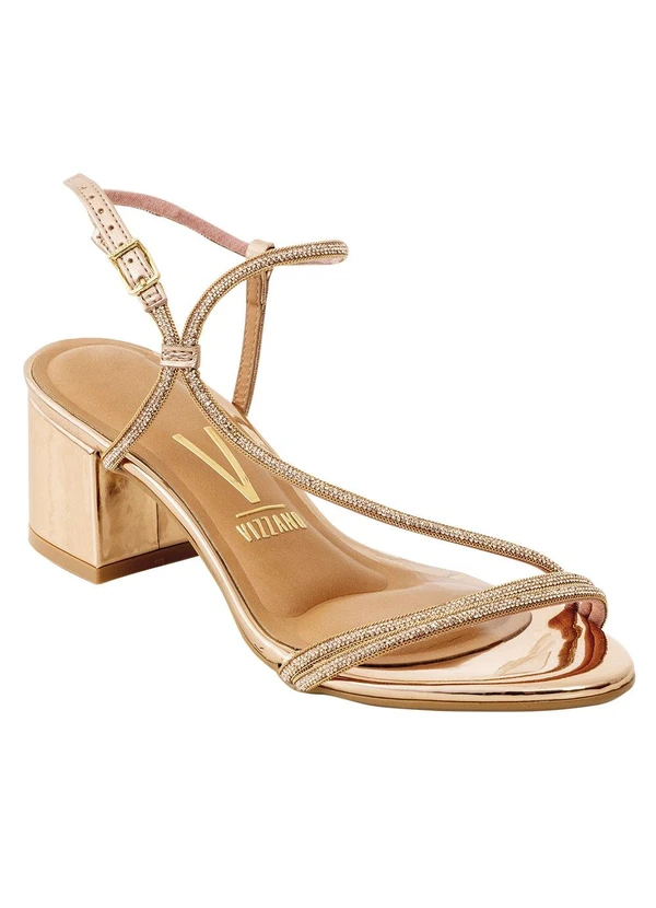 Vizzano - Sandália Vizzano Dourado em Sintético 2