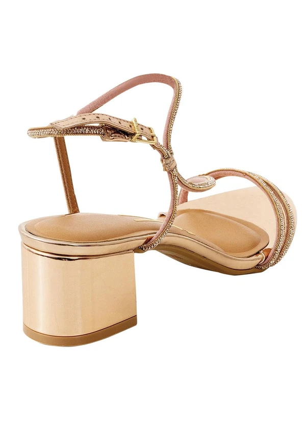 Vizzano - Sandália Vizzano Dourado em Sintético 3