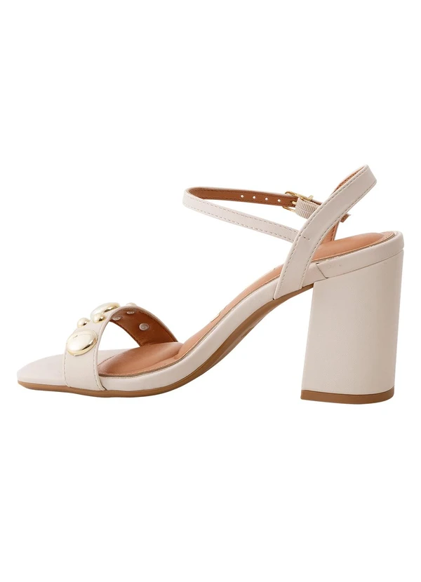 Vizzano - Sandália Vizzano Off White em Sintético 3