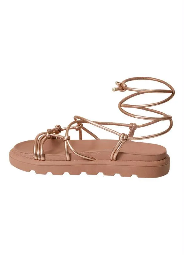 Vizzano - Sandália Vizzano Ouro Rosa em Sintético 3