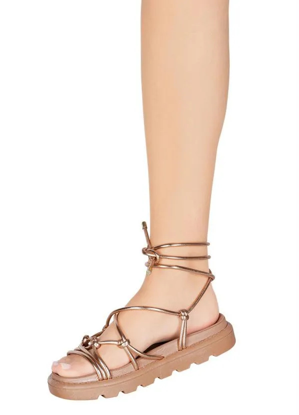 Vizzano - Sandália Vizzano Ouro Rosa em Sintético 5