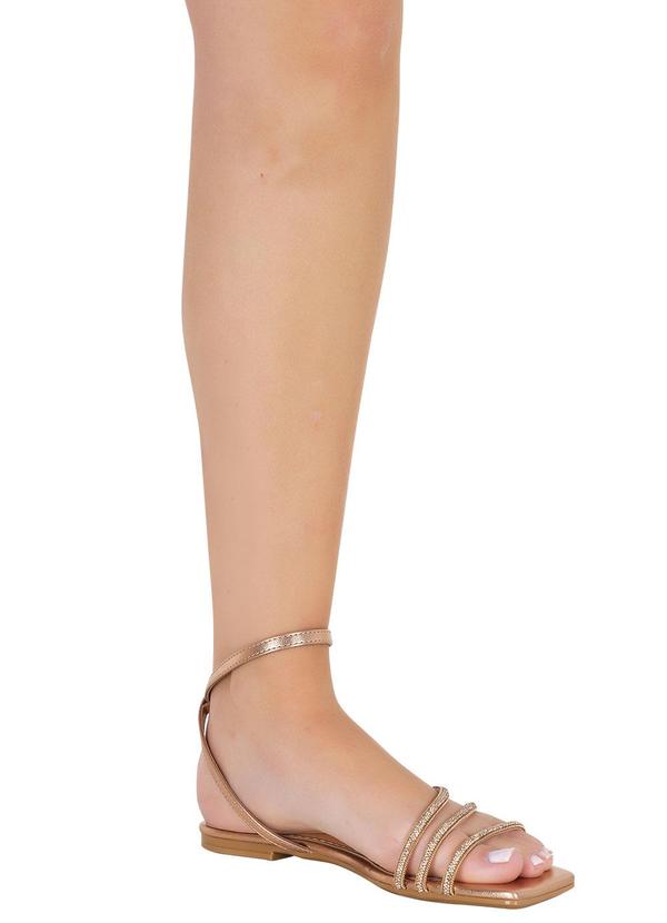 Vizzano - Sandália Vizzano Ouro Rosa em Sintético 5