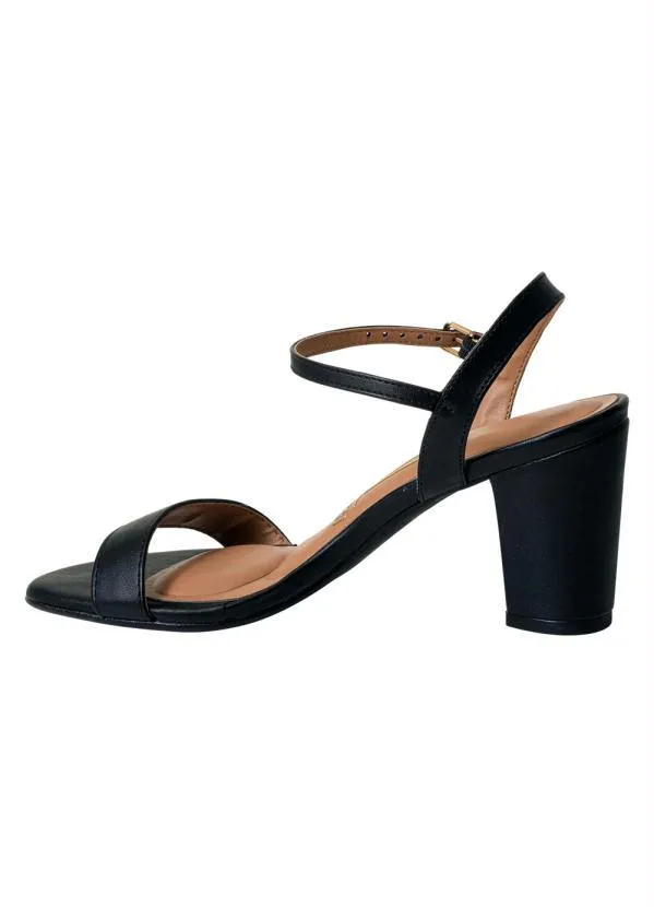 Vizzano - Sandália Vizzano Preta em Sisntpetico 3