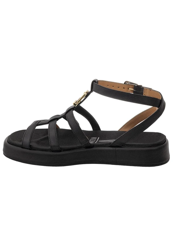 Vizzano - Sandália Vizzano Preto com Detalhe de Fivelas 2