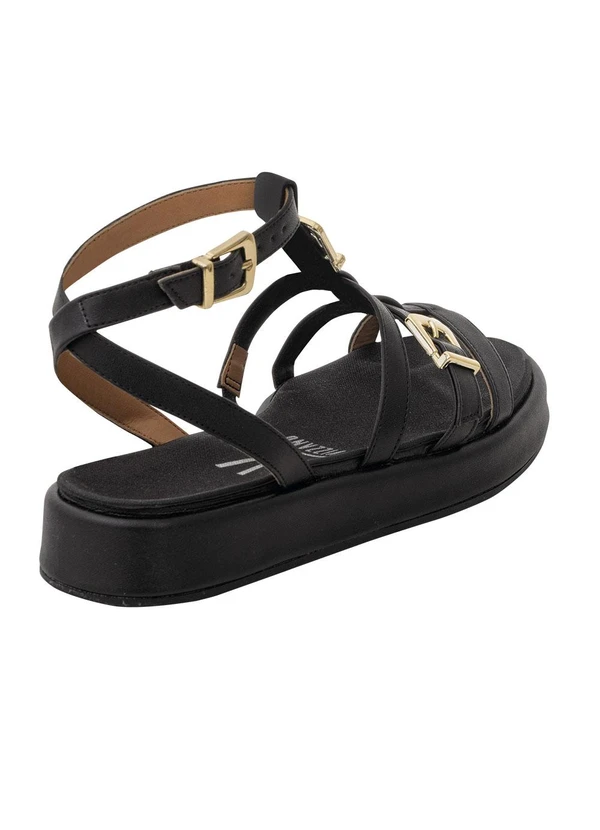 Vizzano - Sandália Vizzano Preto com Detalhe de Fivelas 3