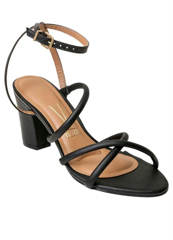 Vizzano - Sandália Vizzano Preto em Sintético