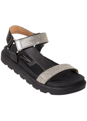 Sandália Vizzano (Preto) em Sintético - VIZZANO