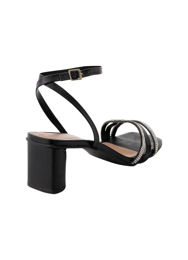 Perfecta - Sansália Preta em Sintpetico 3