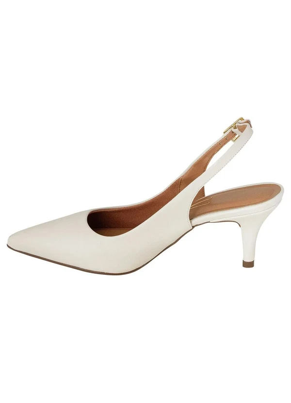 Vizzano - Scarpin Vizzano Branca em Sintético 3