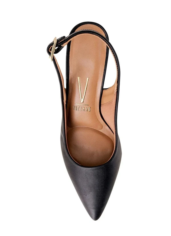 Vizzano - Scarpin Vizzano Preta Modelo Bico Fino 4