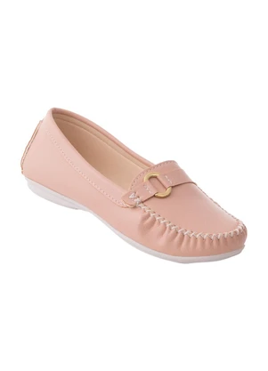 Perfecta - Mocassim Rosê em Tecido - PERFECTA