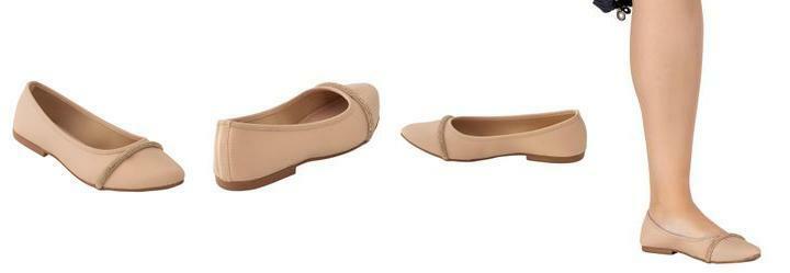 Sapatilha Bege em Sinttico