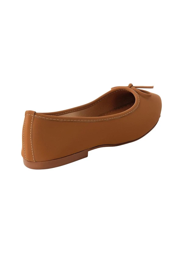 Perfecta - Sapatilha Caramelo em Sintético 2