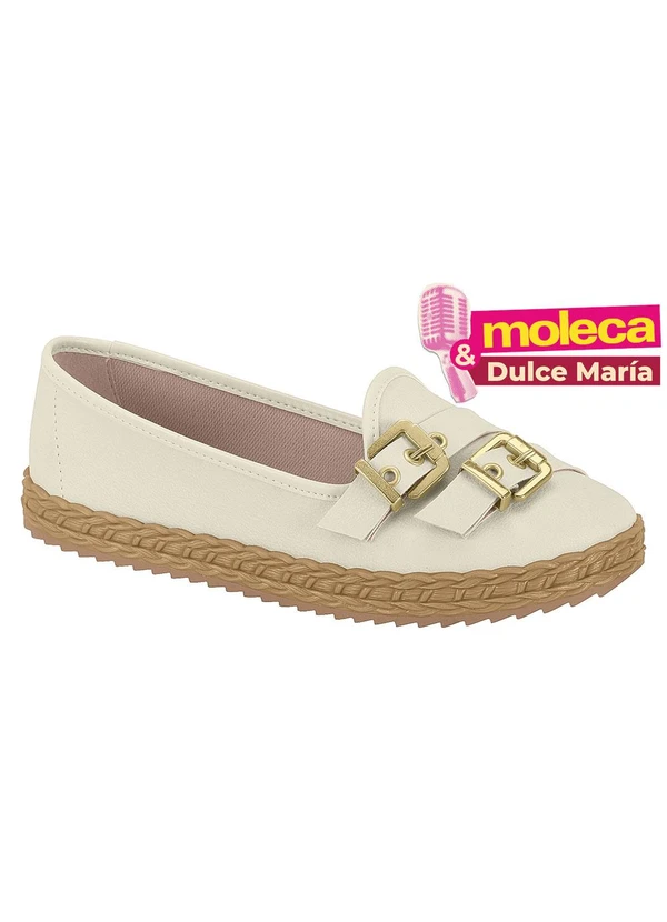 Moleca - Sapatilha Moleca Branca 2