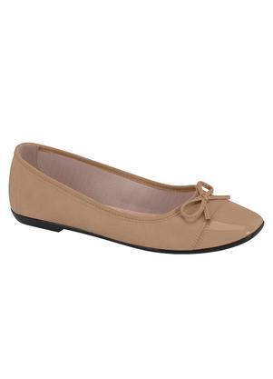 Sapatilha Moleca (Nude) com Detalhe de Lao
