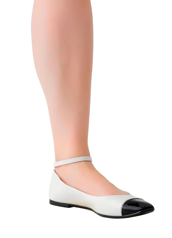 Moleca - Sapatilha Moleca Off White em Sintético 4