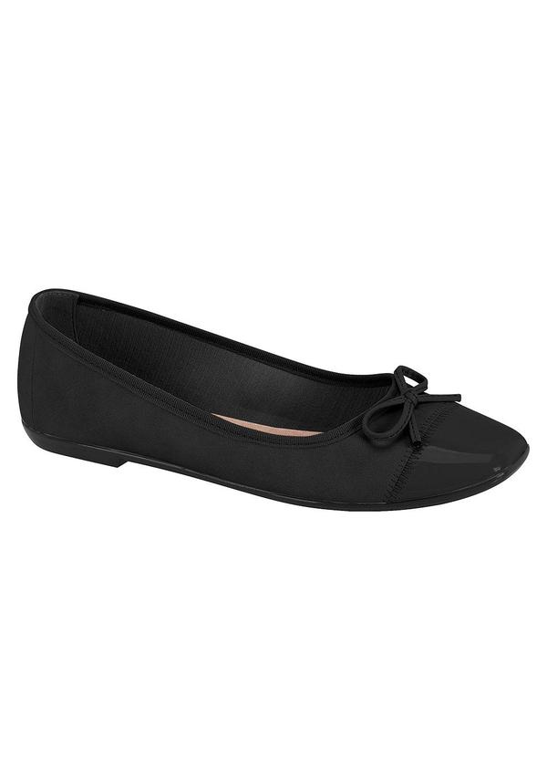 Sapatilha Moleca (Preto) com Detalhe de Lao