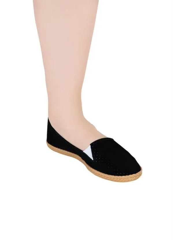 Moleca - Sapatilha Moleca Preto com Micro Furos 4