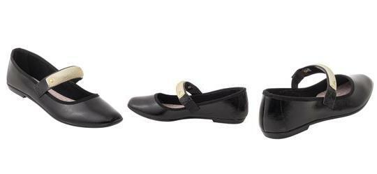 Sapatilha Moleca Preto em Sint�tico Verniz