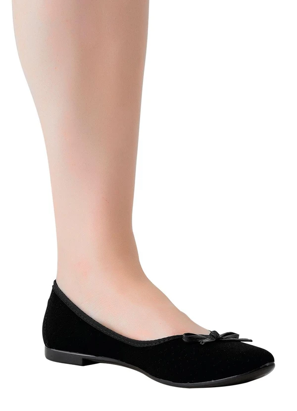 Moleca - Sapatilha Moleca Preto em Sintético 4