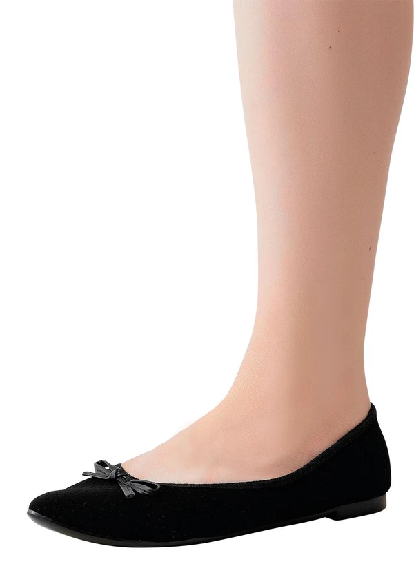 Moleca - Sapatilha Moleca Preto em Sintético 5