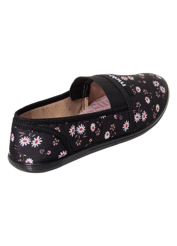 Moleca - Sapatilha Moleca Preto em Tecido 2