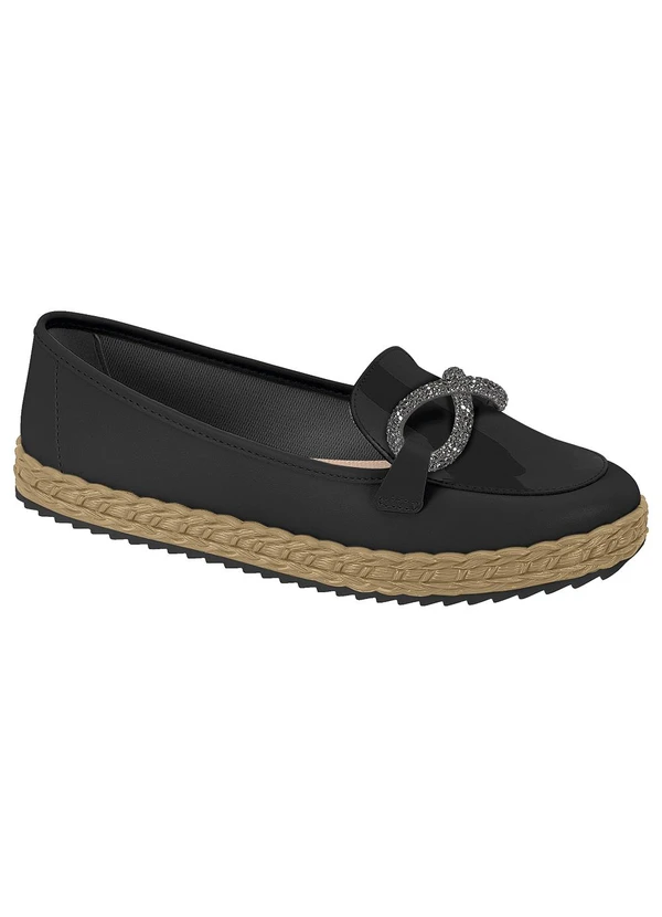 Moleca - Sapatilha Moleca Preto