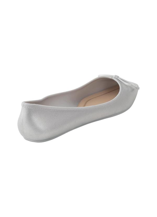 Perfecta - Sapatilha Prata em Pvc 2