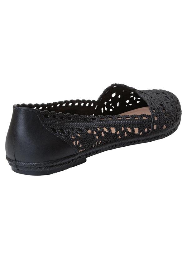 Perfecta - Sapatilha Preta em Full Plastic 2