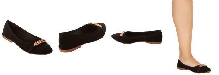 Sapatilha Preta em Nobuck