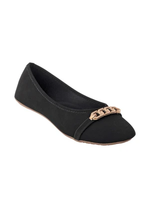 Perfecta - Sapatilha Preta em Nobuck - PERFECTA