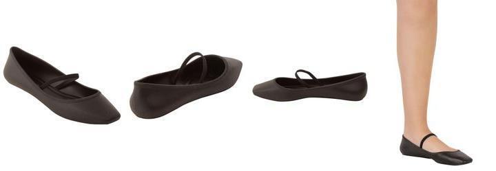 Sapatilha Preta Modelo Bailarina