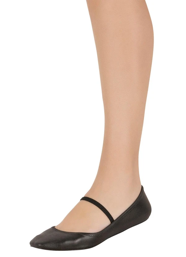 Perfecta - Sapatilha Preta Modelo Bailarina 5