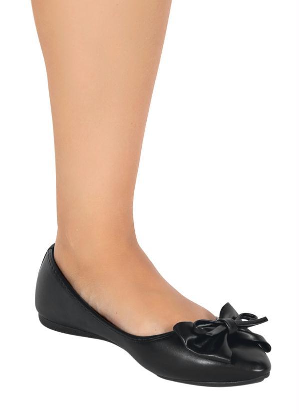 Perfecta - Sapatilha Preto em Sintético 4