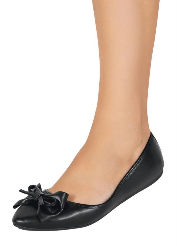 Perfecta - Sapatilha Preto em Sintético 5