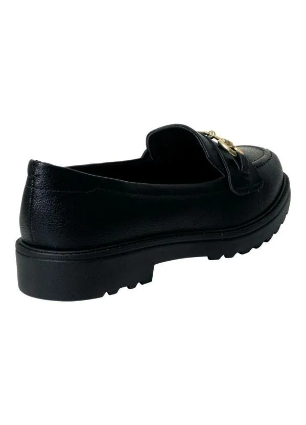 Modare - Mocassim Modare Preto em Sintético 2