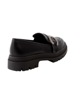 Mocassim Moleca (Preto) em Sintético - MOLECA