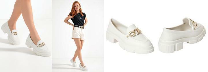 Mocassim Off White em Eva
